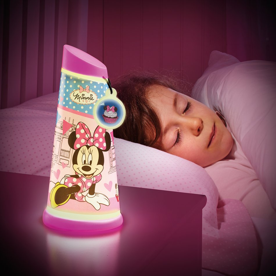 Veioza 2 in 1 Go Glow Minnie Mouse World Apart