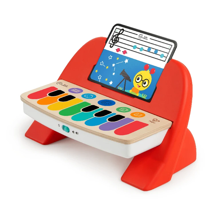 Jucarie muzicala de lemn Baby Einstein Cal’s First Melodies Magic Touch Piano™