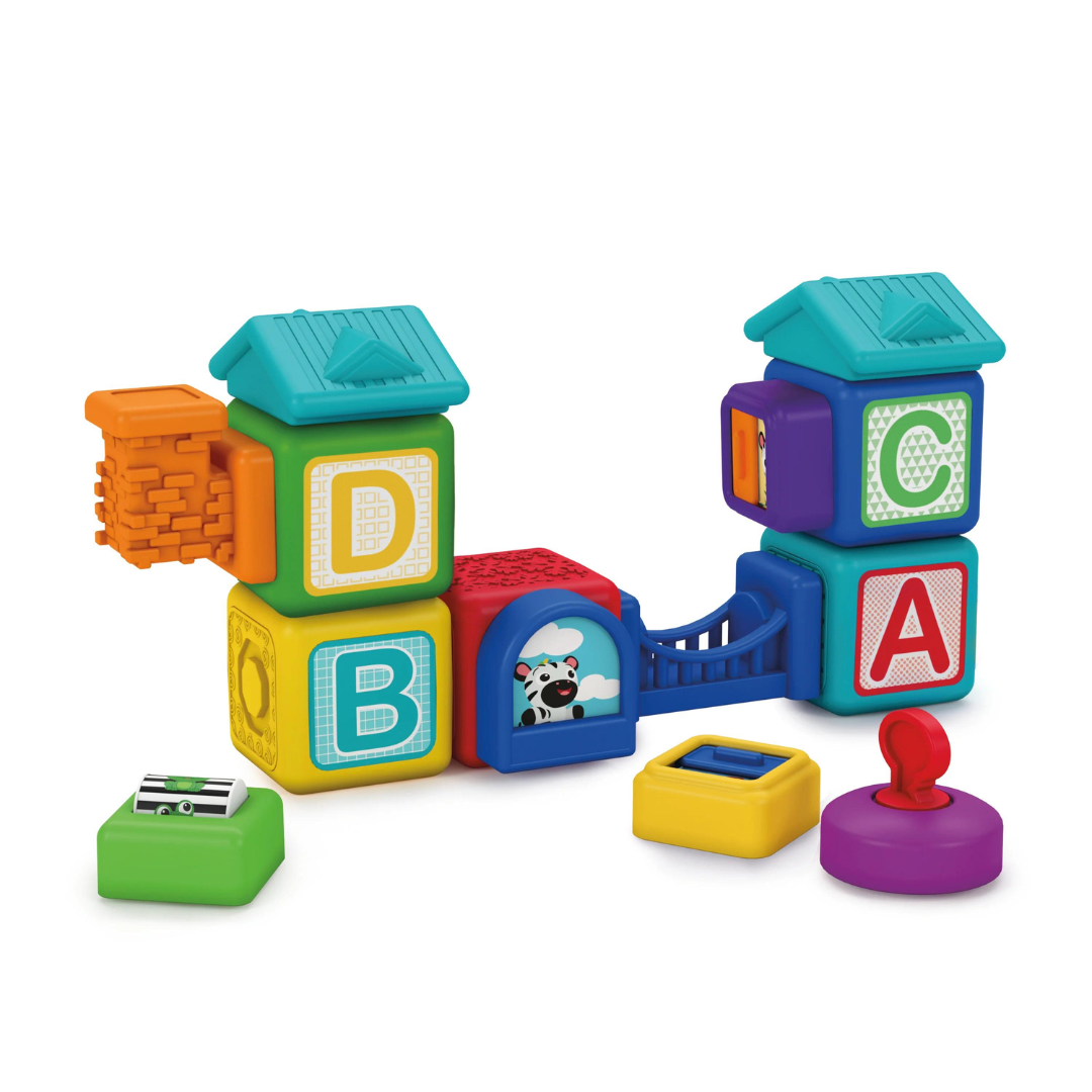 Blocuri magnetice de activitati, Bridge & Learn din 15 piese Baby Einstein