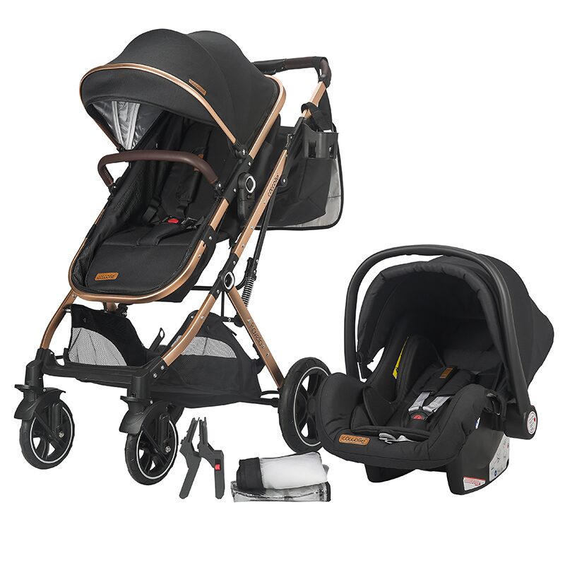 Carucior ultracompact 3 in 1 Coccolle Ravello Diamond black