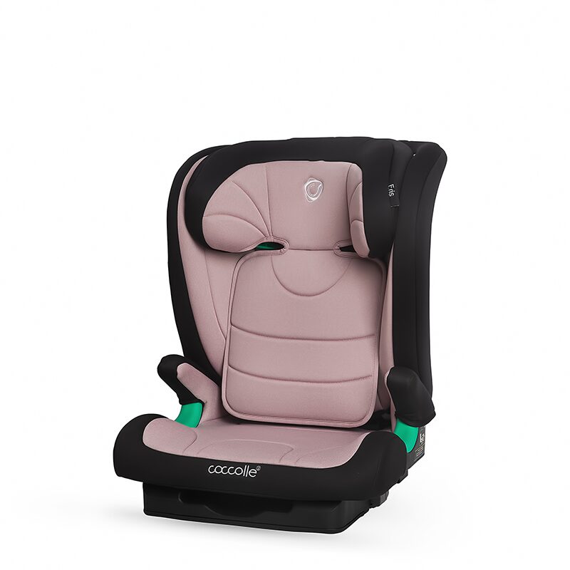 Scaun auto iSize cu Isofix 4-12 ani Coccolle Eris Dessert rose