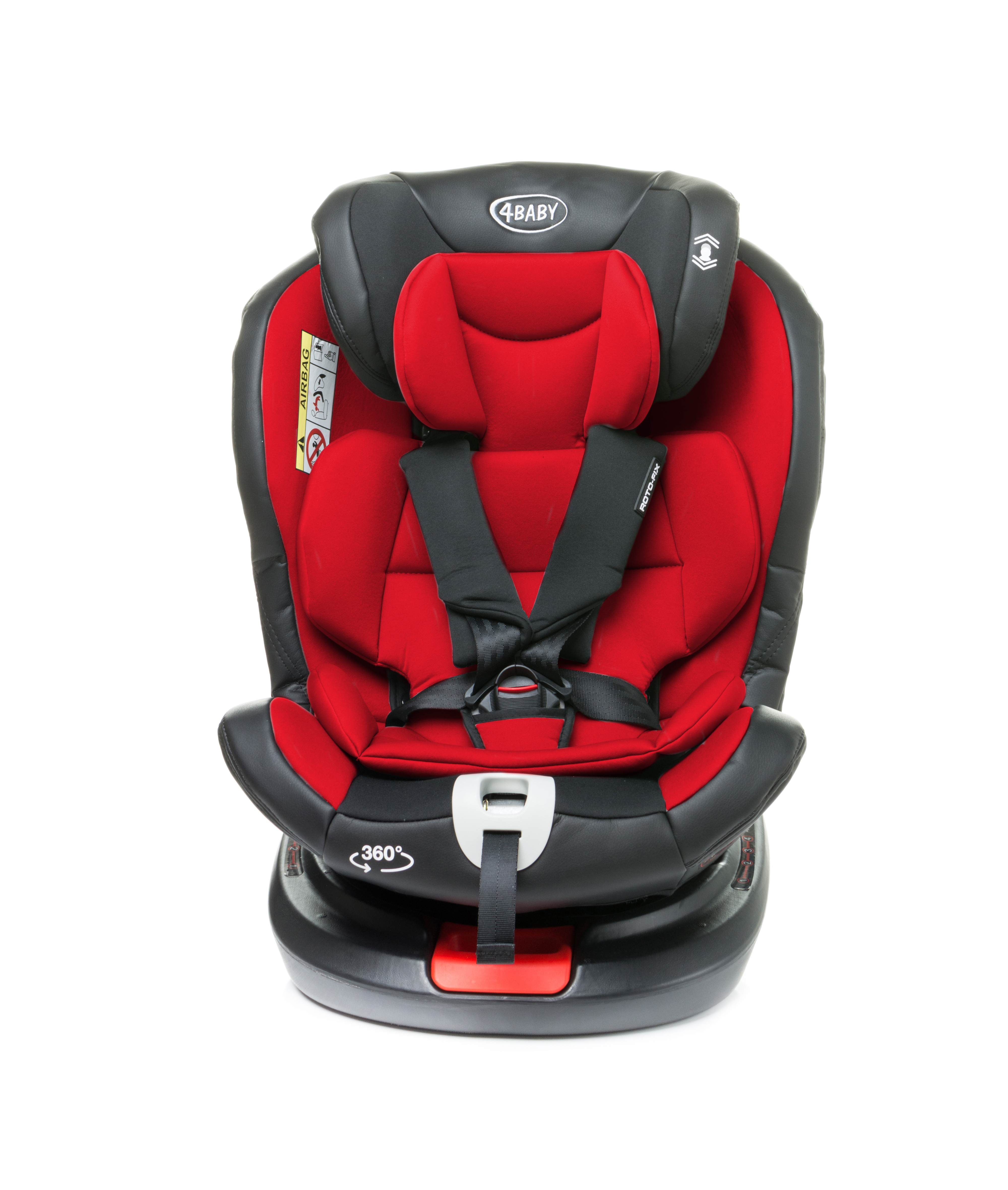 Scaun auto rotativ 4Baby ROTO 0-36 Kg Rosu