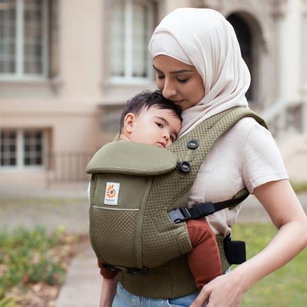 Marsupiu Ergobaby Adapt Soft Flex Mesh Olive Green