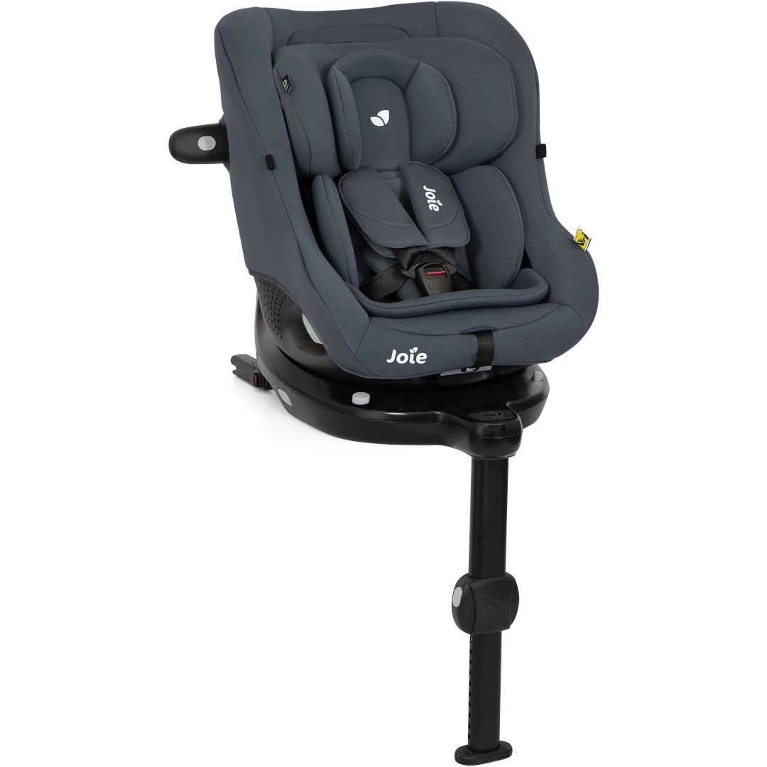 Scaun auto i-Pivot 360° Dark Slate Joie, recomandat de la 40 la 105 cm, certificat R129