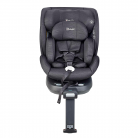 Scaun auto rotativ Prime 360 BabyGo Black, recomandat 40-150 cm, certificat R129