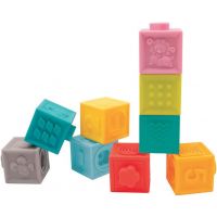 Set 9 cuburi, primul joc de construit al bebelusului Ludi