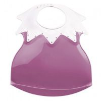 Baveta bebe ultra-soft ARLEQUIN, Orchid Pink Thermobaby