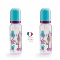 Set 2 biberoane PP complet echipate 240ml Thermobaby 