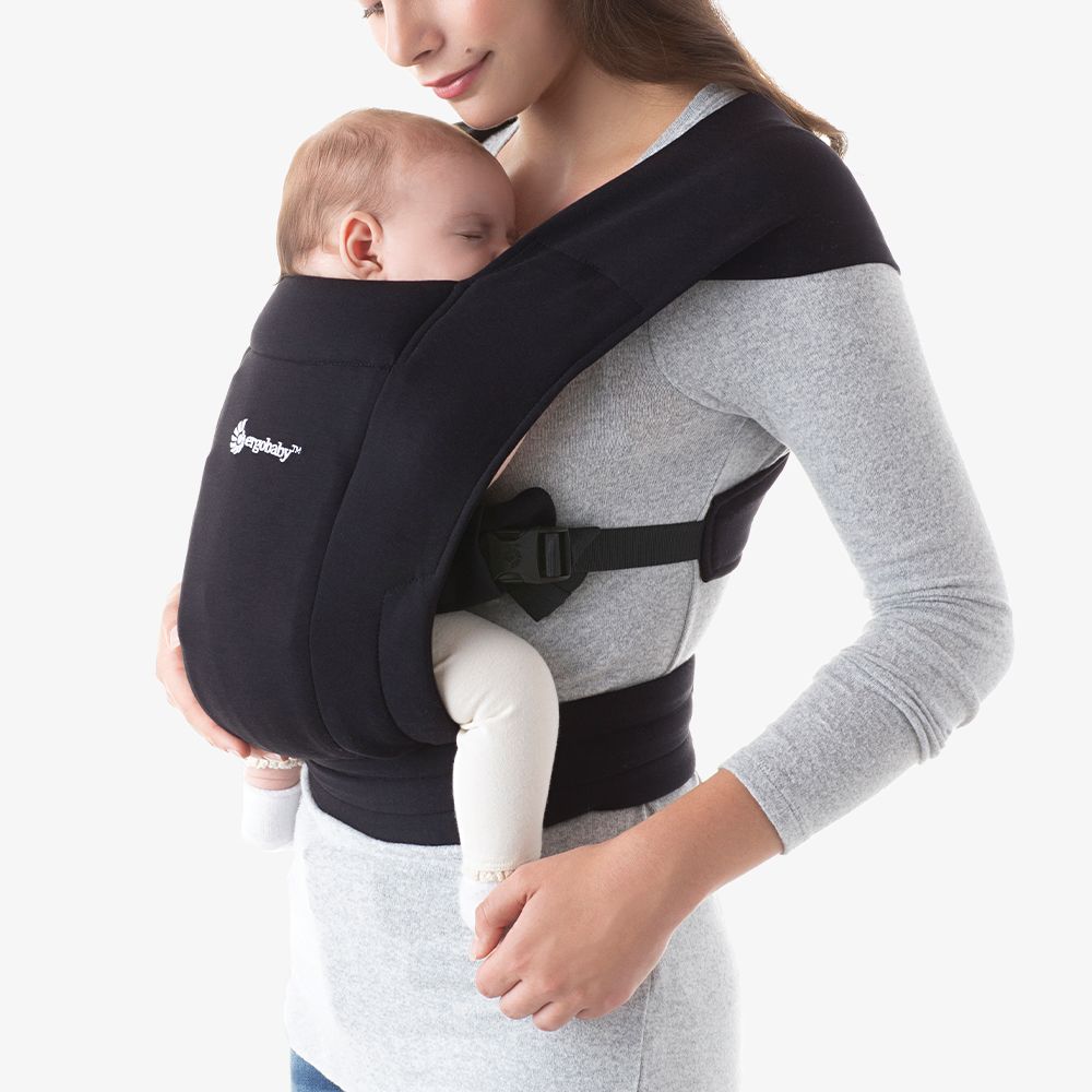 Marsupiu ergonomic Ergobaby Embrace Pure Black