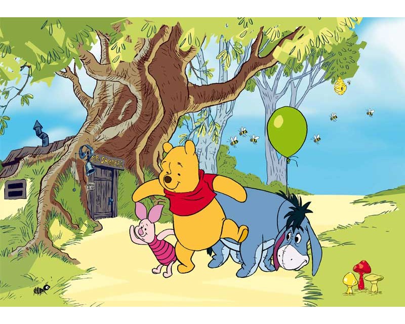 Diverse - Fototapet copii Winnie the Pooh 360x254 cm