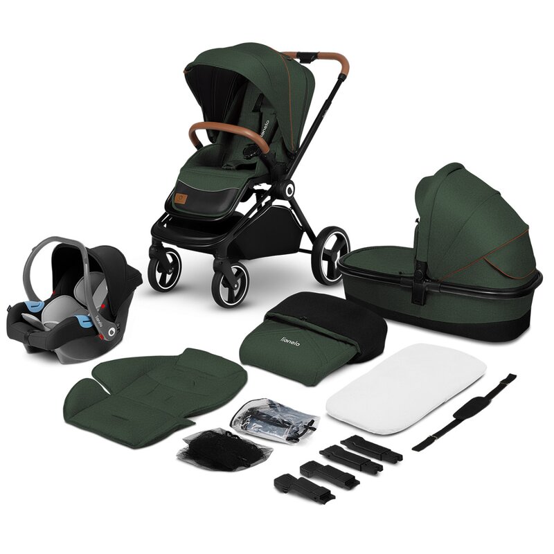 Carucior compact 3 in 1 Lionelo Mika Verde