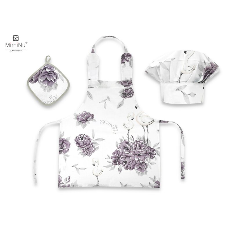 Set Micutul bucatar MimiNu Peonie Plum