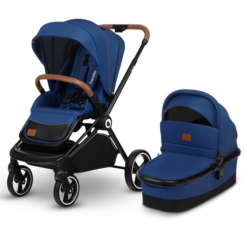 Carucior compact 2 in 1 Mika Lionelo Albastru