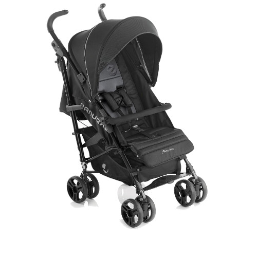 Carucior sport compact cu pliere tip umbrela Nanuq Negru Jane