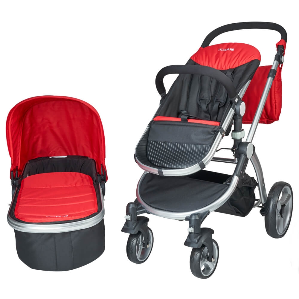 Carucior 2 in 1 Veneto rosu Kidscare