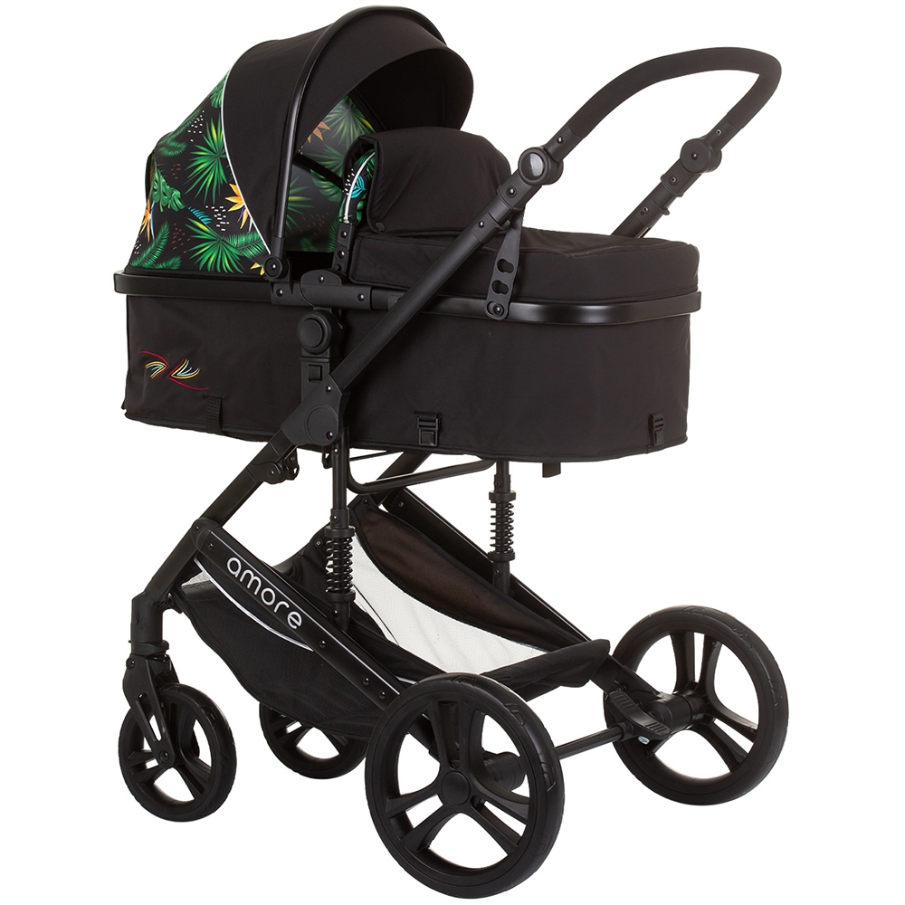 Carucior 2 in 1 Chipolino Amore jungle, cu sezut transformabil in landou