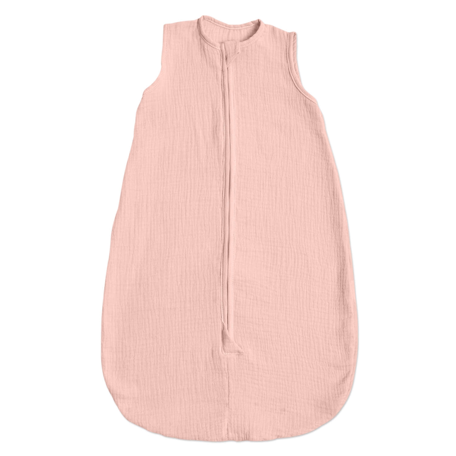 Sac de dormit de vara pentru copii din muselina dubla 0-6 luni Kidizi old rosa, bumbac 100%, 0.3 tog