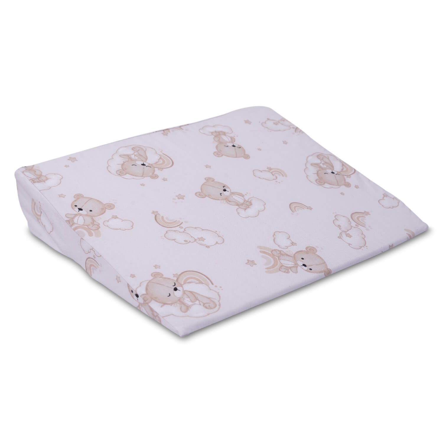 Perna antireflux cu husa bumbac detasabila 30x38 cm Kidizi Sleepy Bear