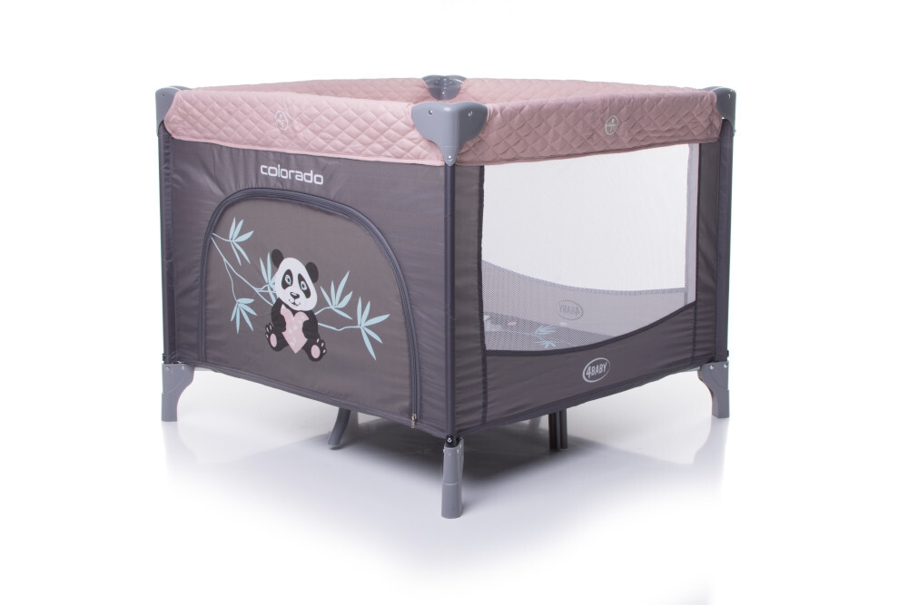 Tarc de joaca 4Baby Colorado Roz 93x93 cm