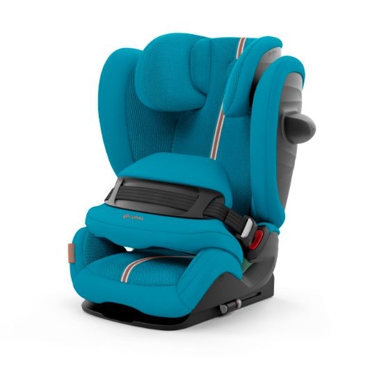 Scaun auto Cybex Pallas G Plus i-Size Beach Blue cu Isofix, 15 luni-12 ani, ADAC Test Good 2