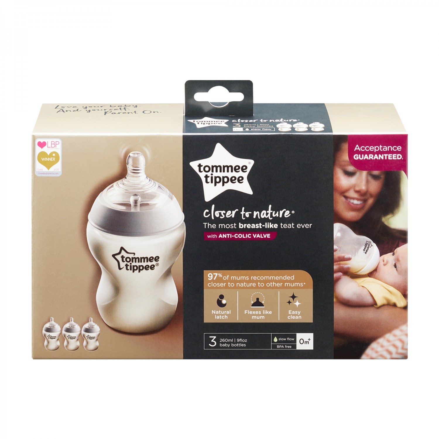 Tommee Tippee - Biberon 260 PPx3