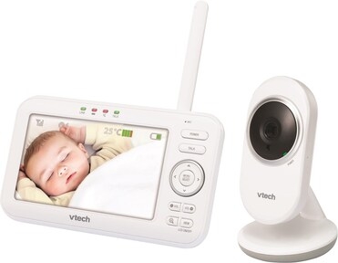 Videointerfon digital bidirectional Vtech 5 inch VM5252 cu melodii si infrarosu